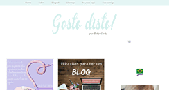 Desktop Screenshot of gosto-disto.com